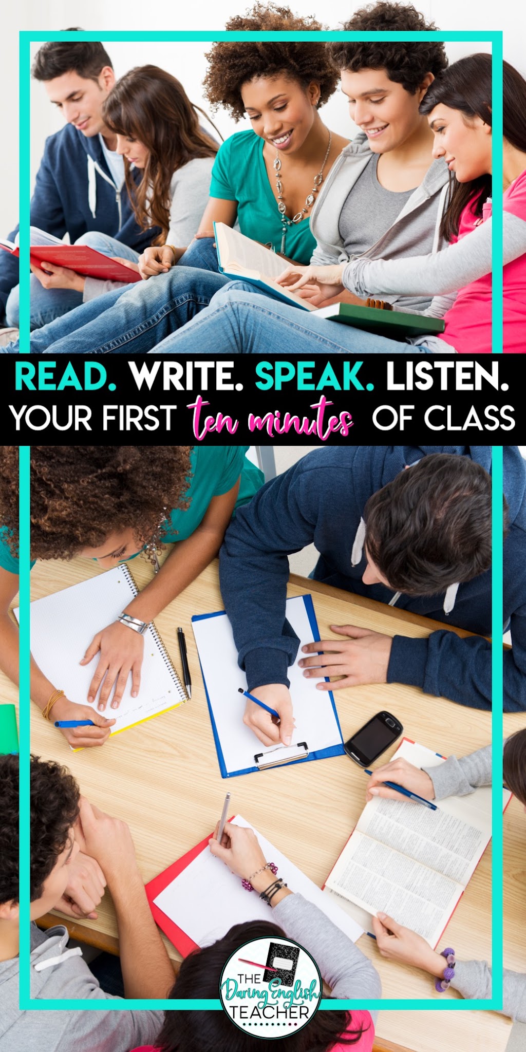 Read. Write. Speak. Listen. Engage Your Students in the First Ten Minutes