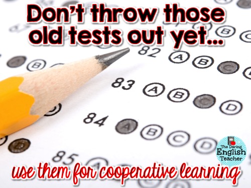 Cooperative learning activity to use with multiple choice tests
