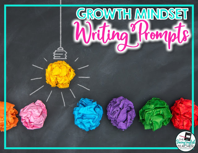 Free growth mindset writing prompts for students