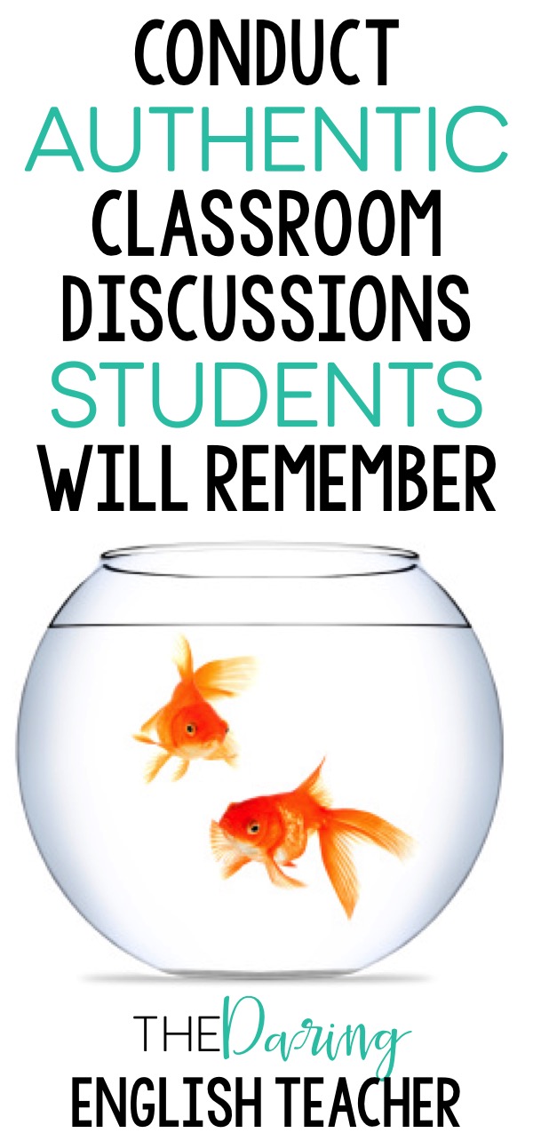 Conduct authentic and meaningful classroom discussions in your high school or middle school English classroom. 