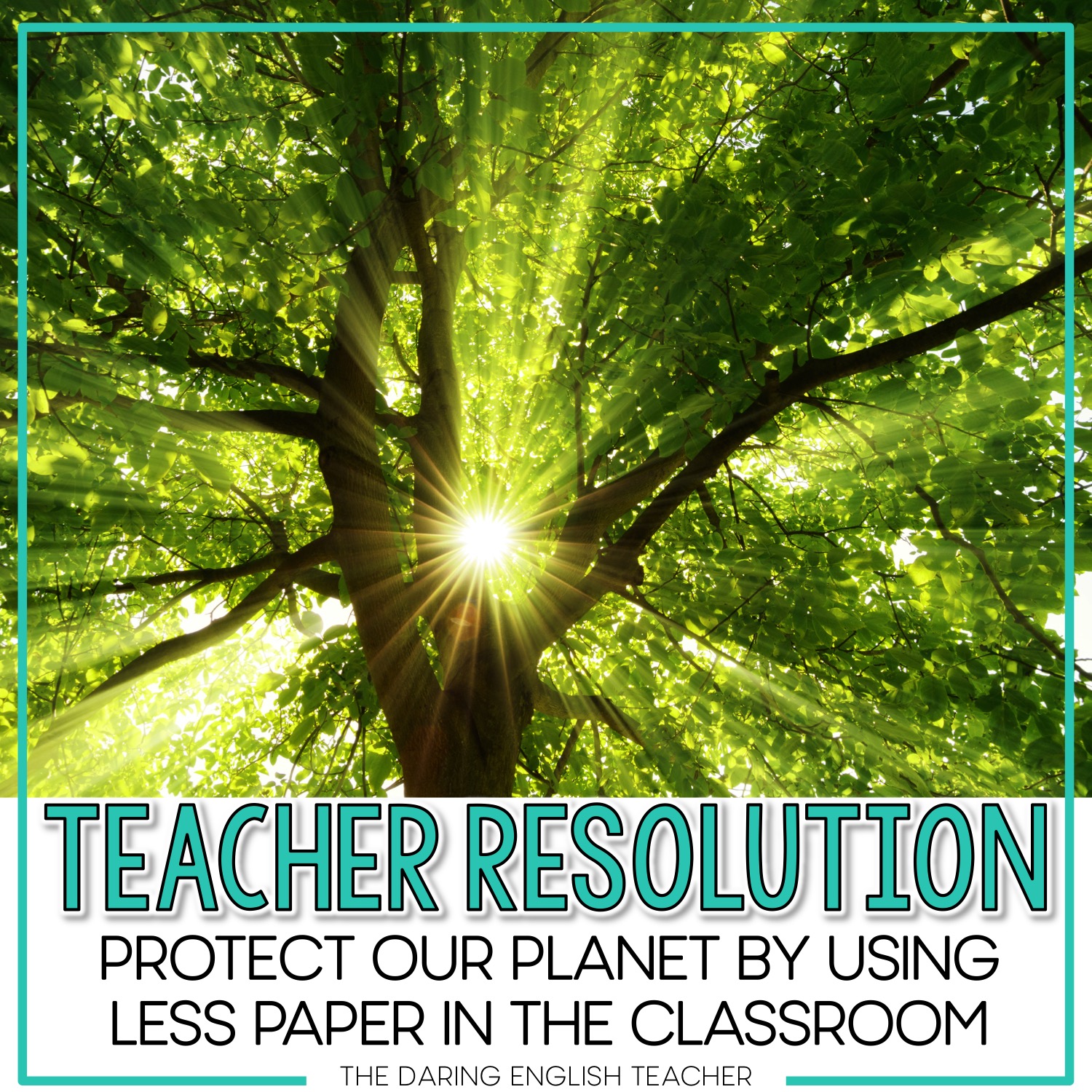 Teacher New Year's Resolutions to help make a difference