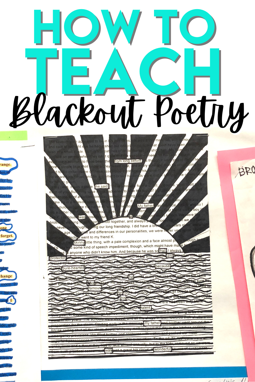 How to teach blackout poetry
