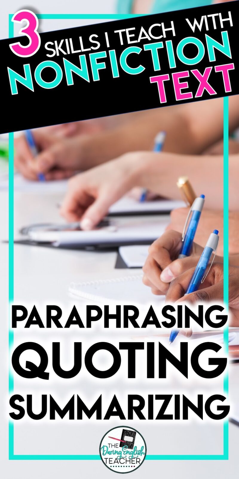 Teaching Nonfiction: 3 Skills I Teach For Writing About Nonfiction Text ...