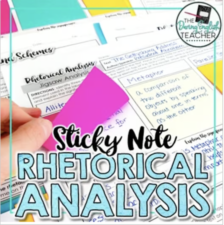 Teaching Rhetorical Analysis with Sticky Notes