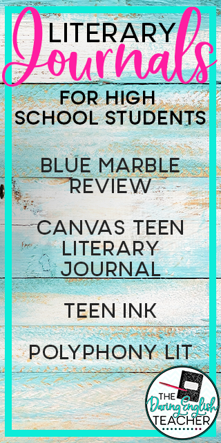 Literary Journals for High School Students