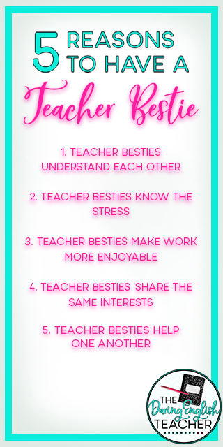 5 Reasons to Have a Teacher Bestie at Work