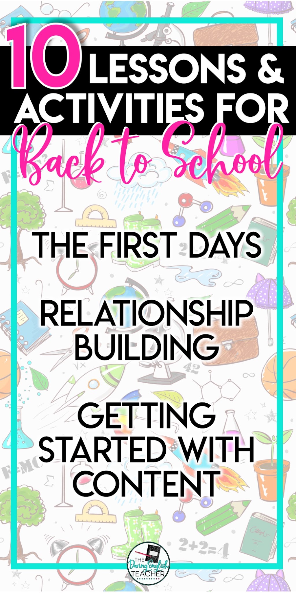10 Lessons and Activities to Teach When You Go Back to School
