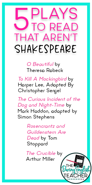 5 Plays to Teach that Aren't Shakespeare