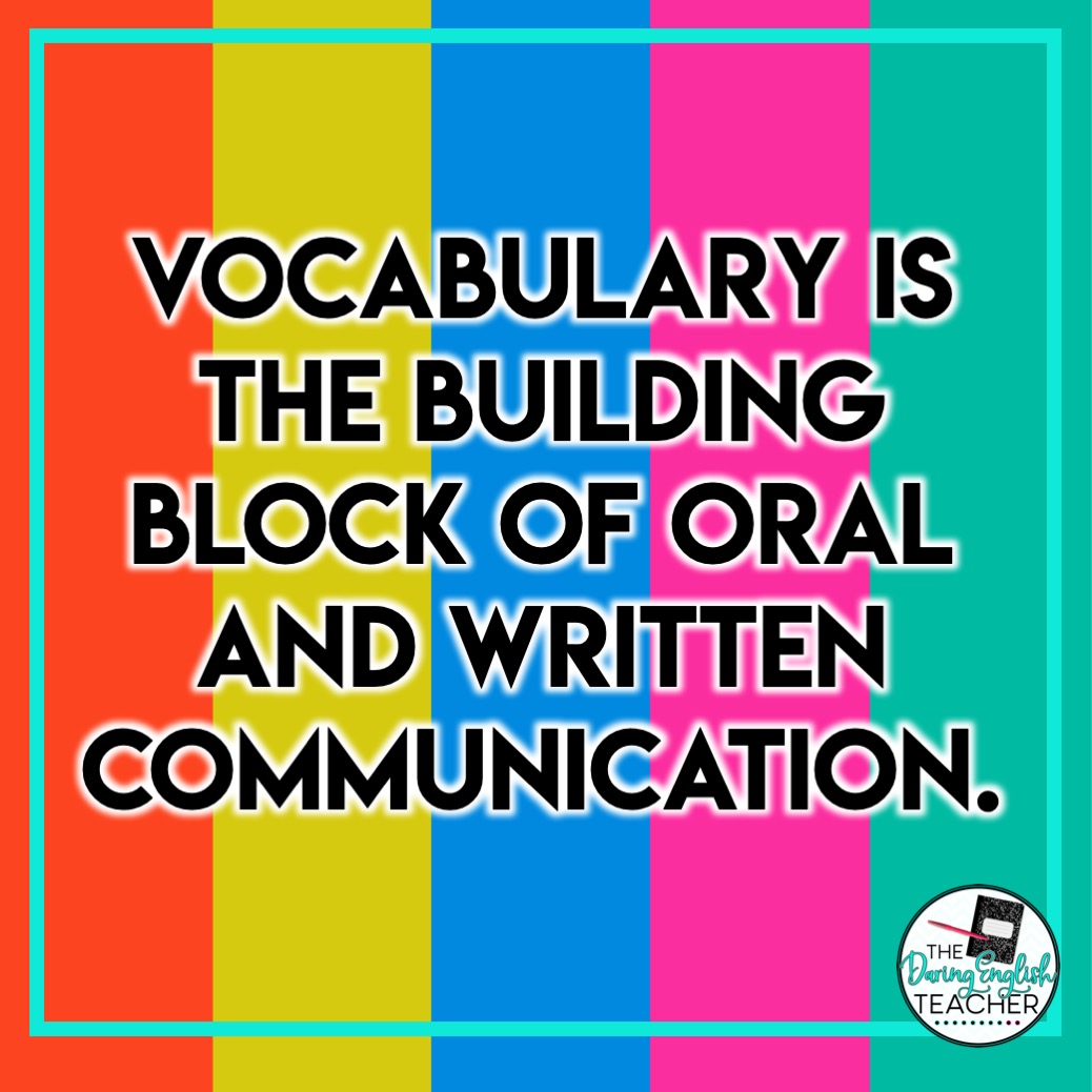 5 Reasons to Include Vocabulary Instruction with Every Unit