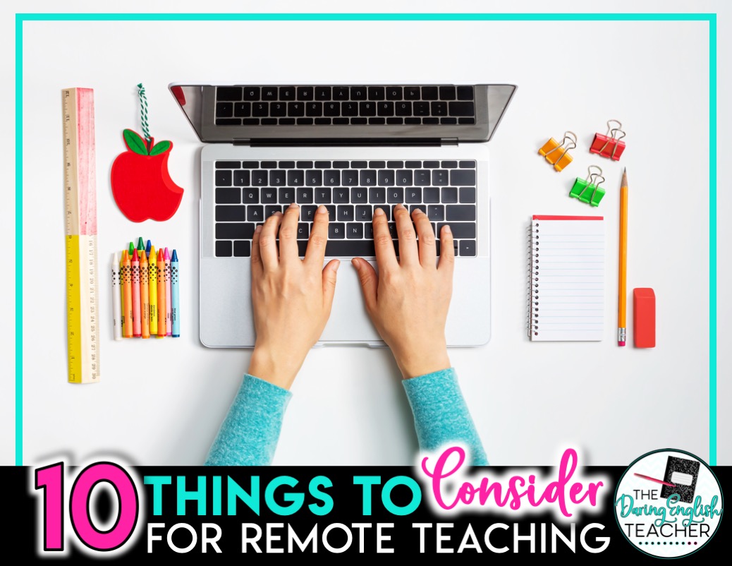 10 Things to Consider for Remote Teaching