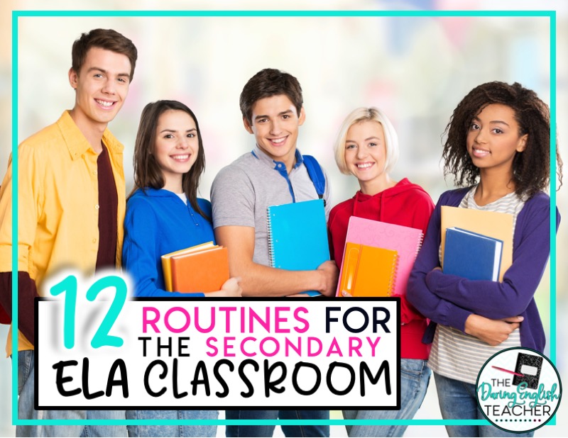 Classroom routines for the secondary ELA classroom