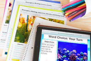 Descriptive writing activities for the high school English and middle school ELA classroom
