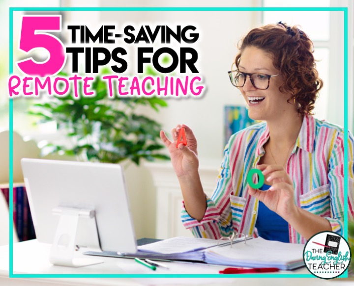Time-saving tips for distance teaching