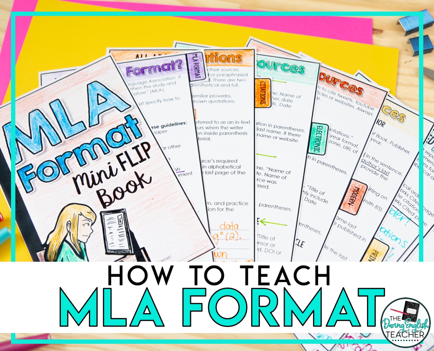 How to Teach MLA Format in the Secondary ELA Classroom