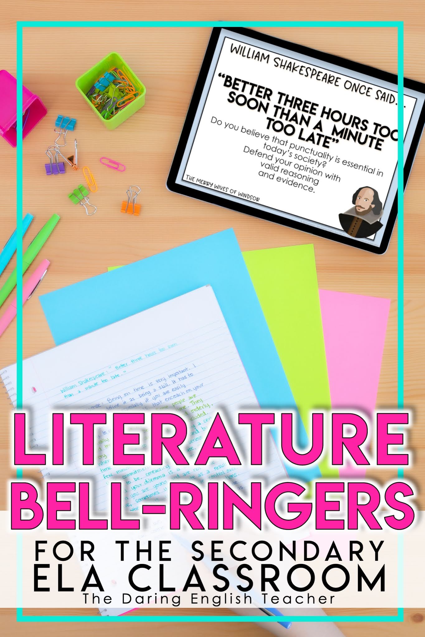 Literature-Focused Bell-Ringers