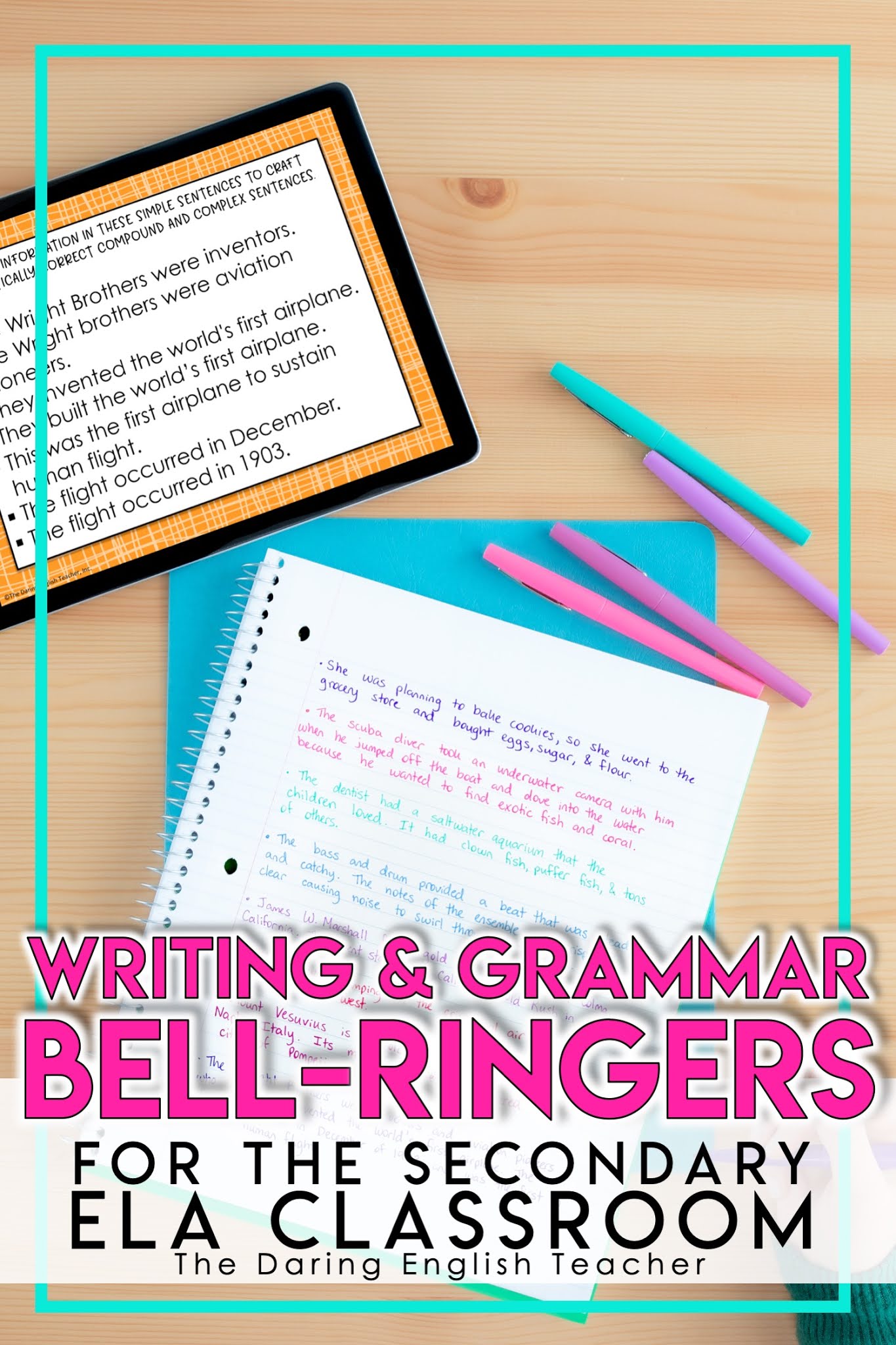 Writing and Grammar Bell-Ringers