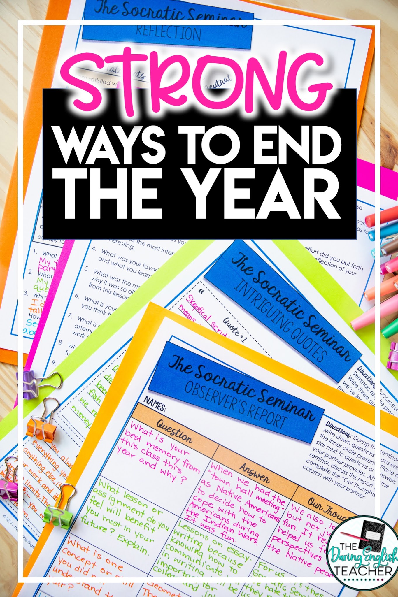 5 Strong Ways to End the School Year