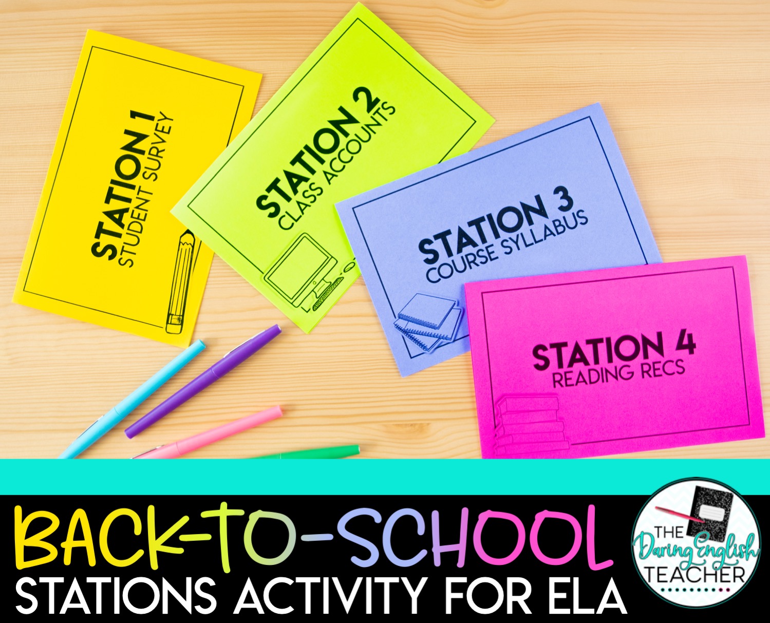 Back-to-School Stations for Secondary ELA: How I Use Stations in My High School Classroom
