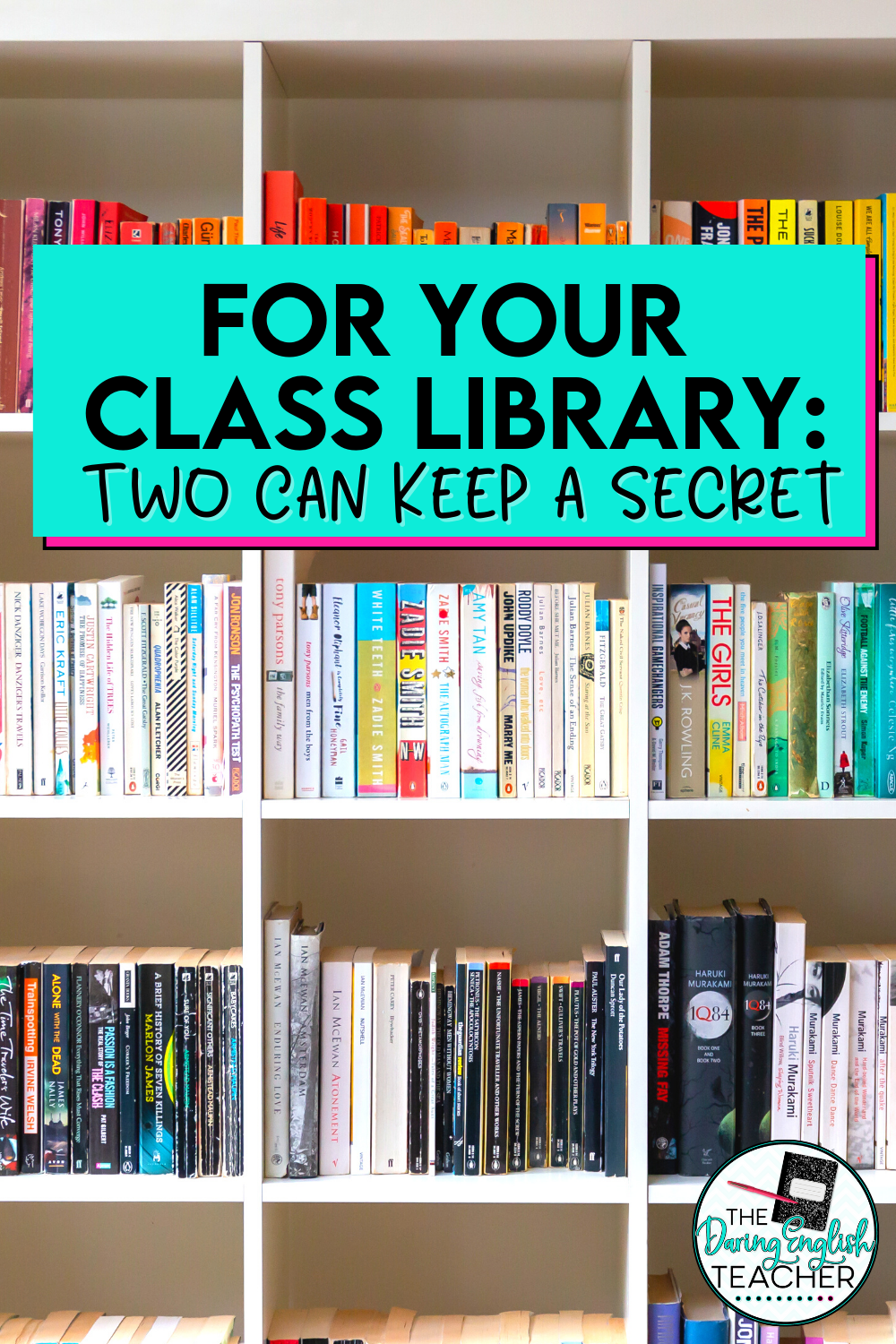 For your classroom library: Two Can Keep a Secret