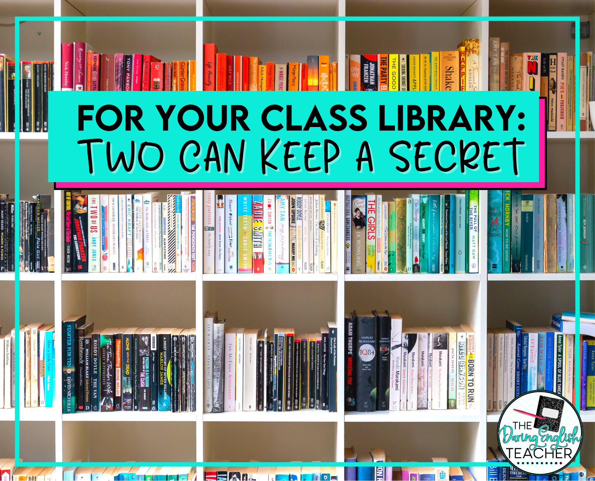 For your classroom library: Two Can Keep a Secret