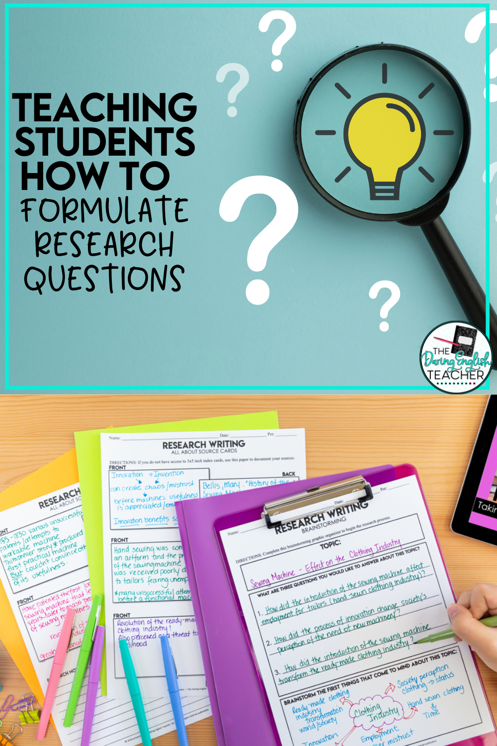 Teaching Students How to Formulate Research Questions