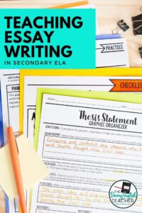 Teaching essay writing in secondary ela